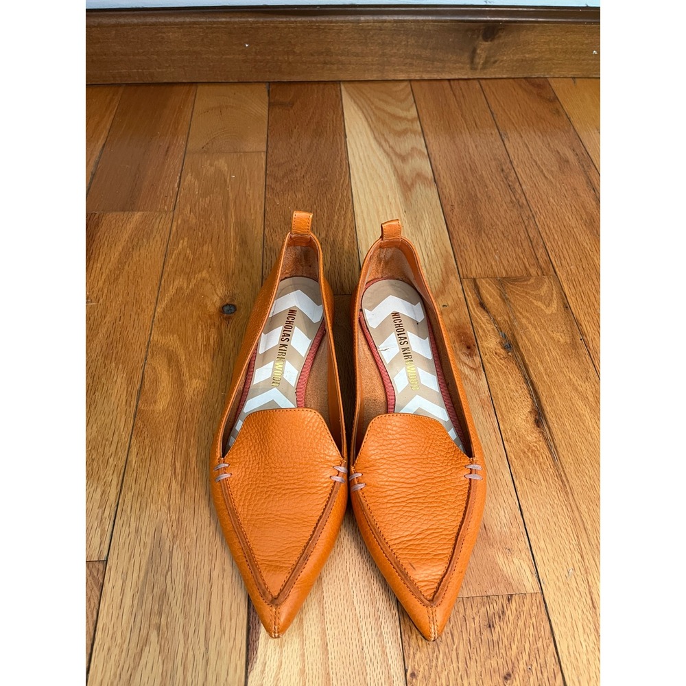 Nicholas Kirkwood Beya Orange Loafers Size 35 Some‎ Wear See Photos